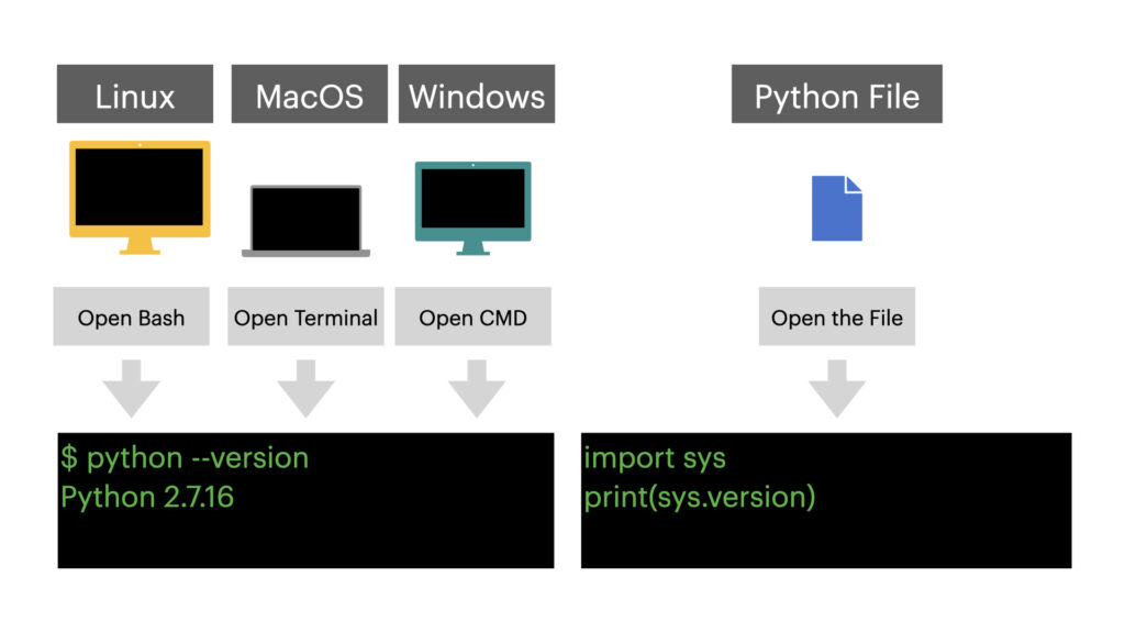 Check python version