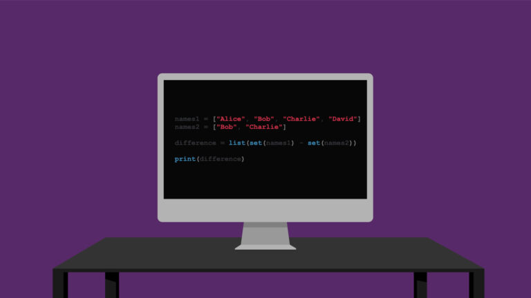 Find Difference Between Two Lists Python