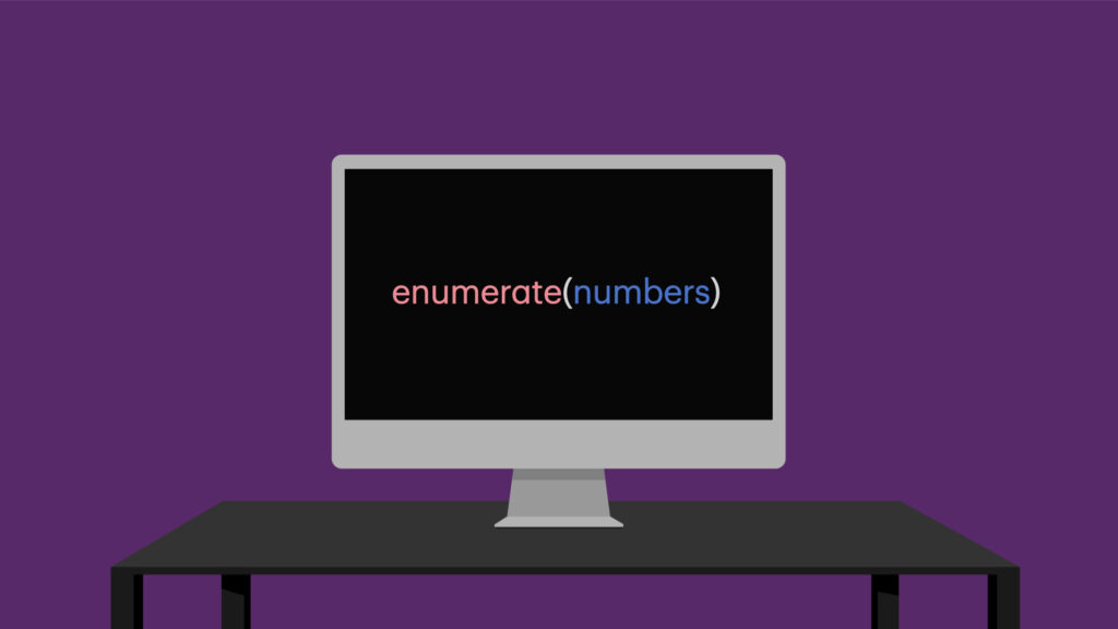 What does enumerate do in Python