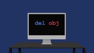 delete a Python object with the del statement