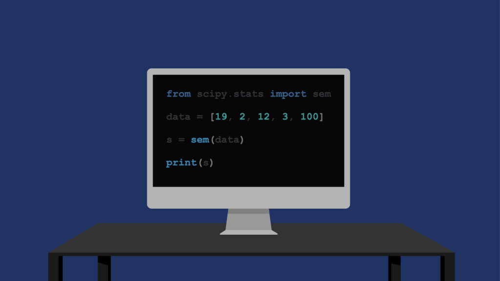 Standard Error of Mean in Python