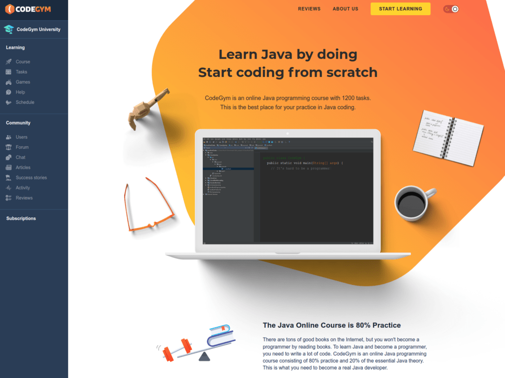 CodeGym website to learn programming