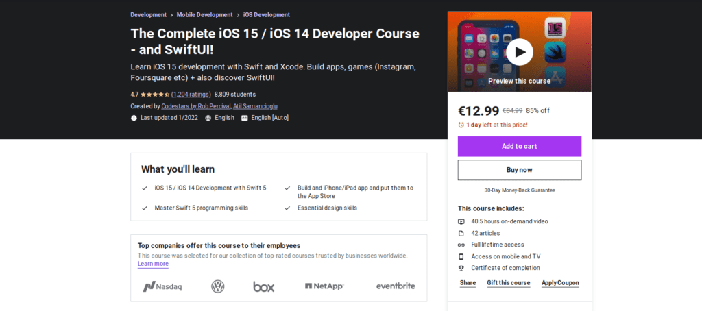 8 Best Swift & iOS App Development Courses [in 2023] 