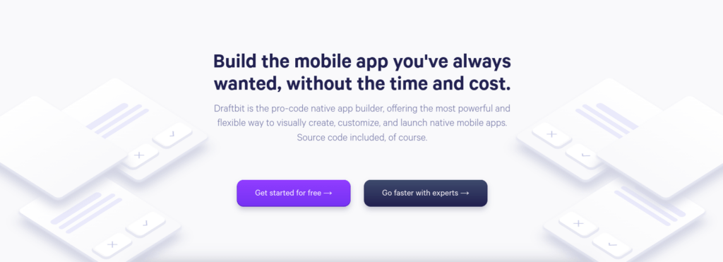 DraftBit no-code app builder tool demo