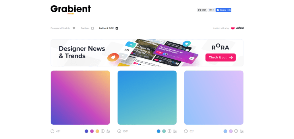 Grabient as an illustrating software
