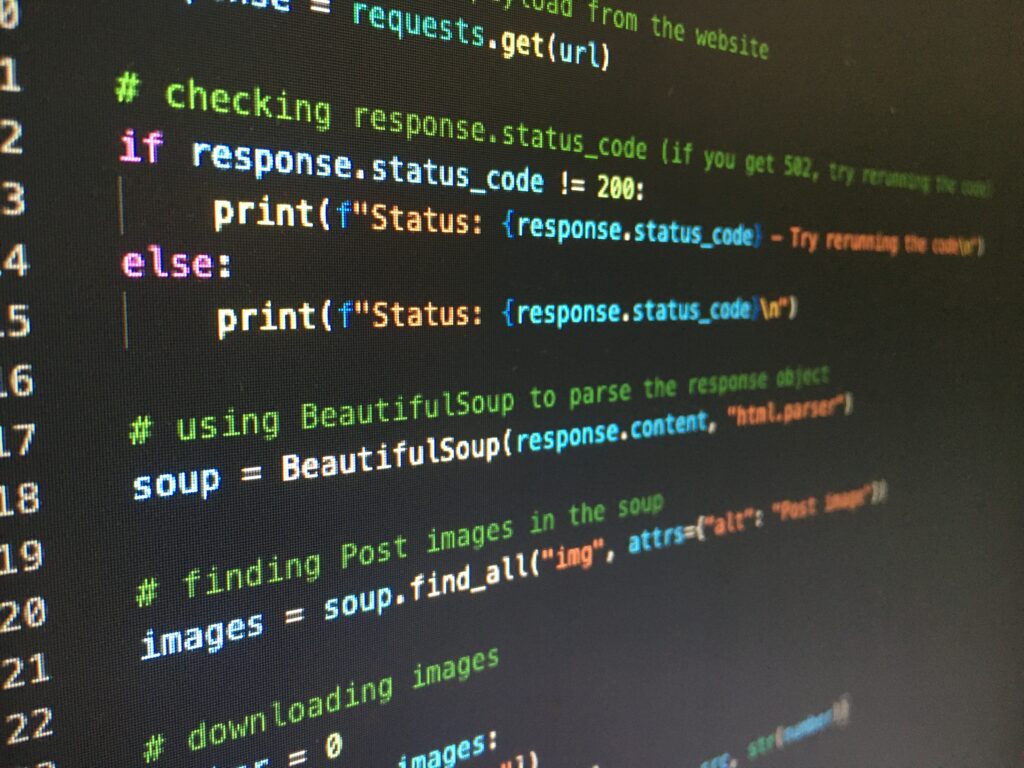 Python program code