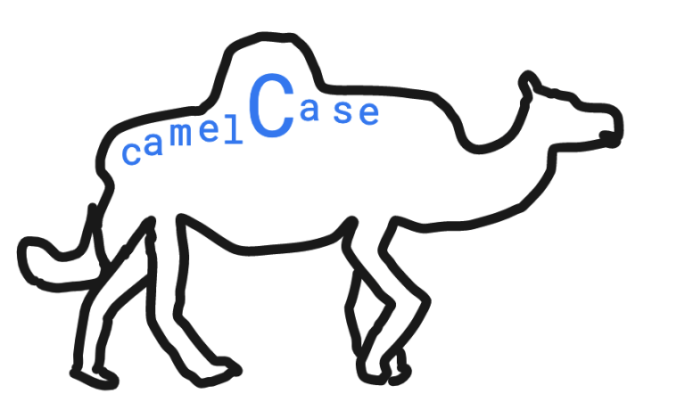 Camel case naming style