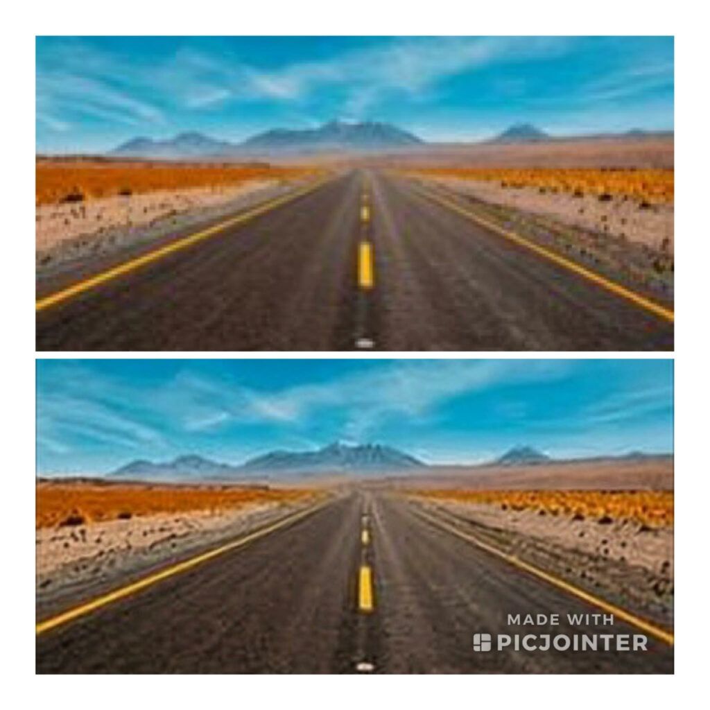 StockPhotos upscaler in action with a scenery image