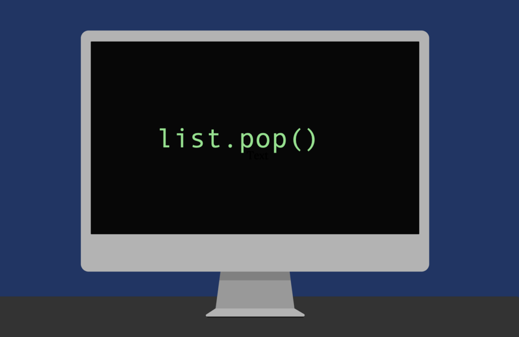 Clearing a list using the pop() method in Python