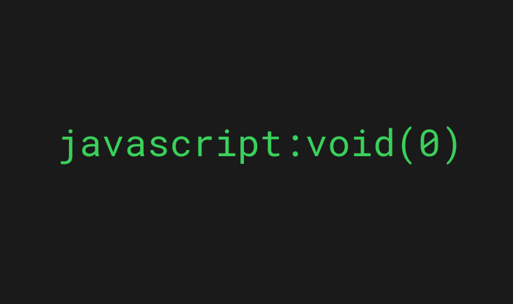 Javascript:void(0)