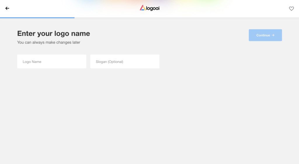 LogoAI AI logo generator website