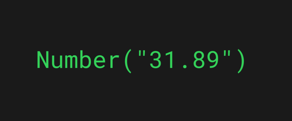 number function string to number
