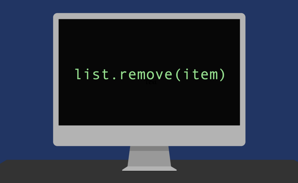 Remove the first occurrence of an element in a list with the remove method.