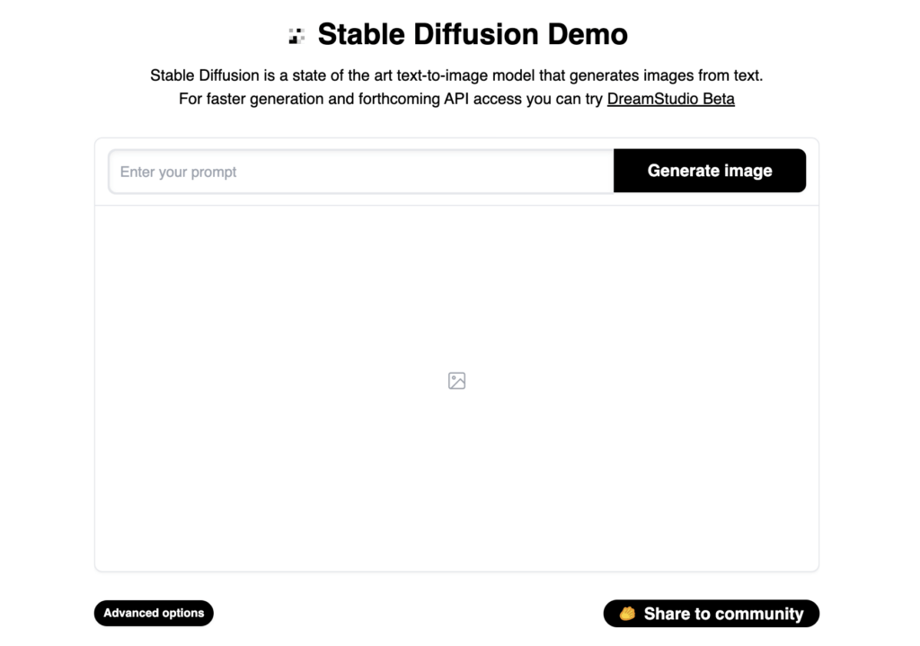 Stable Diffusion AI logo generator website