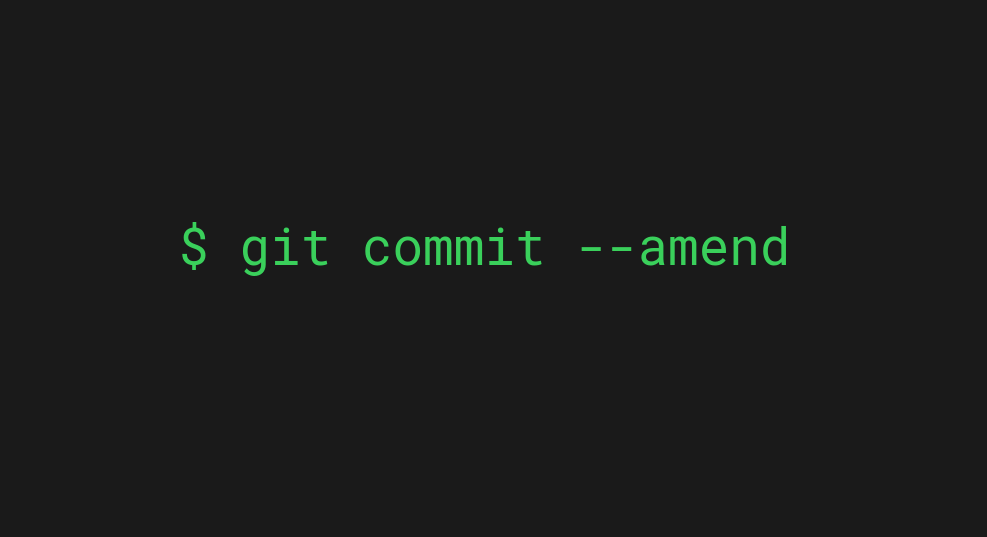 git commit --amend command adds changes to the most recent commit