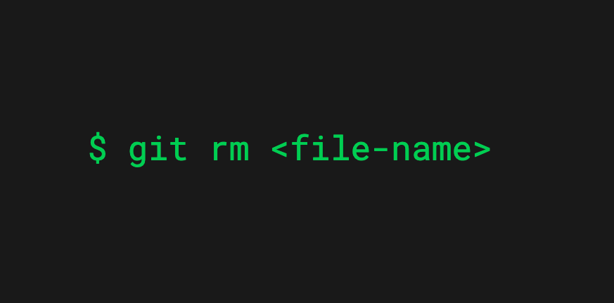 The git rm <file> command deletes the file in Git.