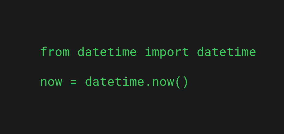 Local date and time in Python