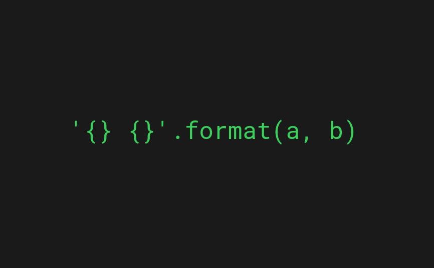 string.format method in Python