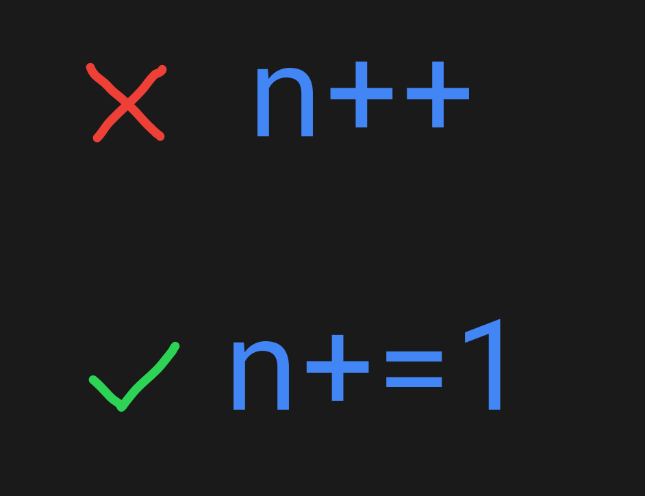 Python increment operator