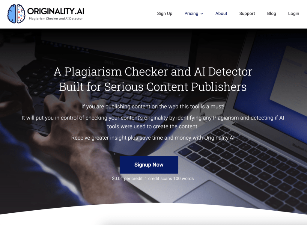Originality AI detector