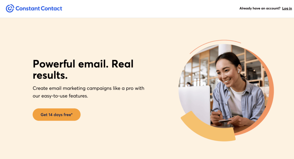 Constant contact site builder