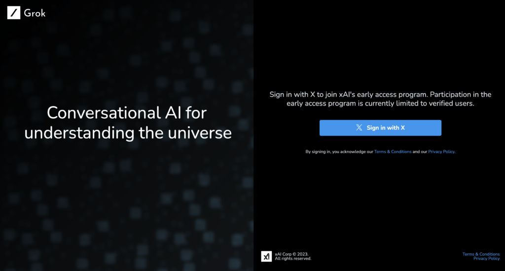 Grok AI chatbot